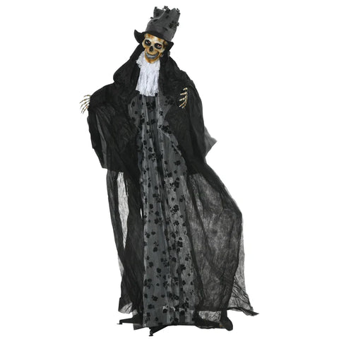 Rootz Halloween Decoration - Ghost Groom with Special Effects and Sound Function - Black - 110cm x 18cm x 183cm