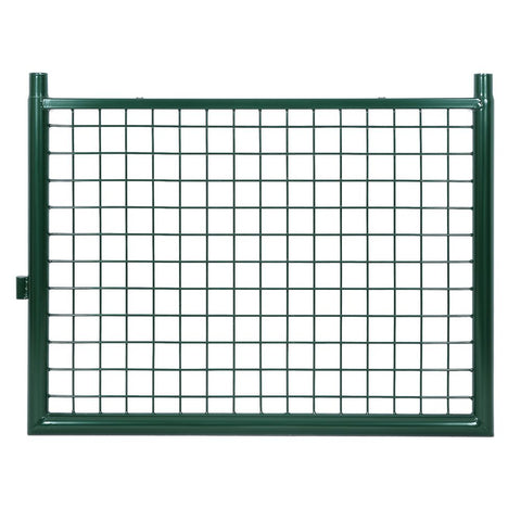Rootz Garden Gate - Galvanized Garden Gate - Metal Garden Gate - Styles Garden Gate - Garden Entrance Gate - Custom Garden Gate - Garden Gate With Lock - Green - 106 x 6 x 171 cm