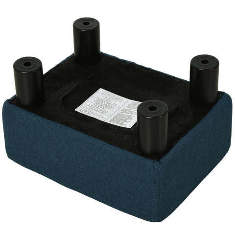 Rootz Footstool - Stool - Blue - 40W x30D x 24H cm