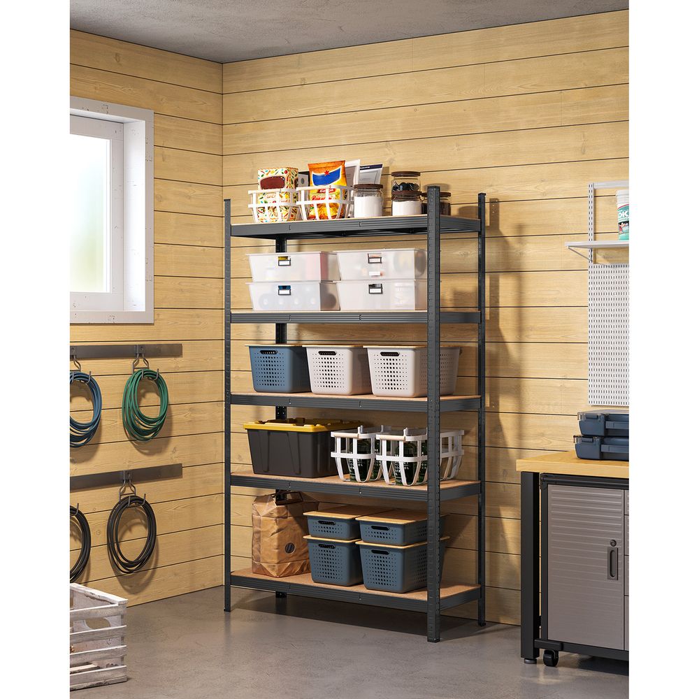 Rootz Storage Rack - Storage Shelves - Heavy-duty Shelves - 5 Levels S ...