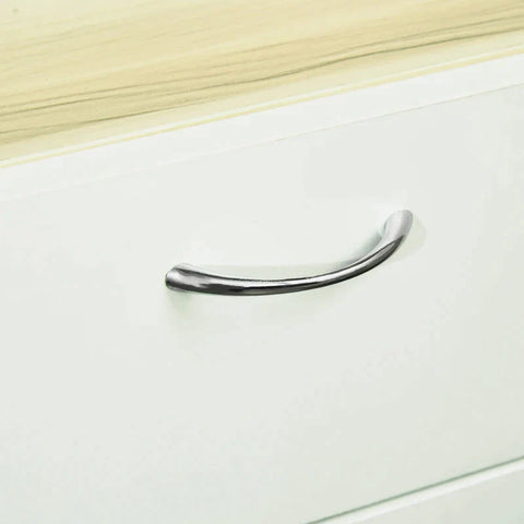 Rootz Keukenkast - 3 Planken 4 Kasten - Hout - Wit + Naturel - 102 cm × 48 cm × 180 cm