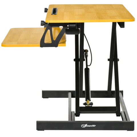 Rootz Sit-Stand Desk - Liftable Computer Stand - Desktop Stand - Height-adjustable Desk - 80 X 40 X 13.5-51 Cm