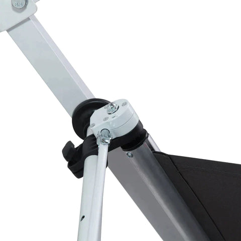 Rootz Luifel - Knikarmluifel - Klemluifel - Zonwering - Opklapbare Arm Handslinger - Balkon - Grijs - 200 X 150 Cm