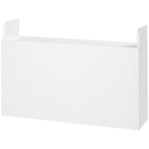 Rootz Wandtisch – Drop Leaf schwebender Laptop-Schreibtisch – Staufächer für Heimbüro und Arbeitszimmer – Weiß – 77 cm x 20 cm x 41 cm