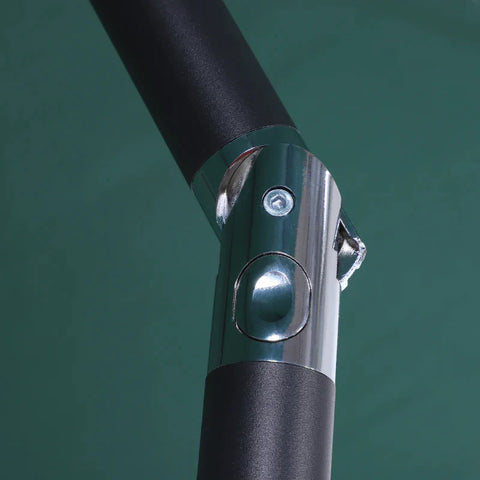 Rootz Parasol - Folding Umbrella - Garden Parasol - Garden Umbrella - Aluminum - Dark Green