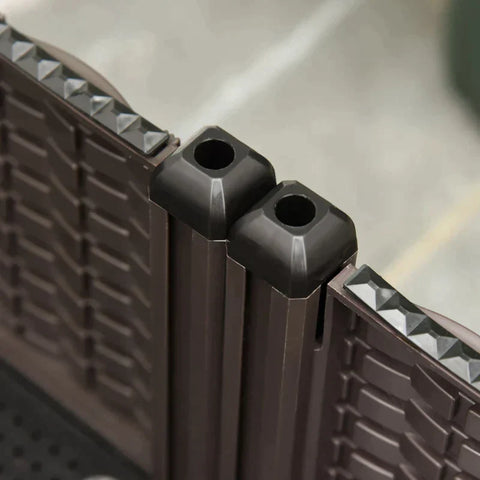 Rootz Verhoogd Bed - Tuinbed - Tuinbed Planter - Bloembak - 6-delige Planter - Bruin - 40 x 40 x 44 cm