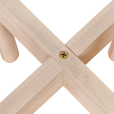 Rootz Plant Stands - Flower Stand Set - Wooden Plant Stand - With Different Heights - Flower Stool - Flower Pot Holder - Plant Stool - Fir Wood - Natural - 24L x 24W x 35.4H cm