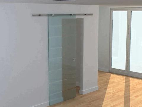 Rootz Glass Door - Glass Sliding Door - Sliding Door - Aluminum-alloy - 6.6ft