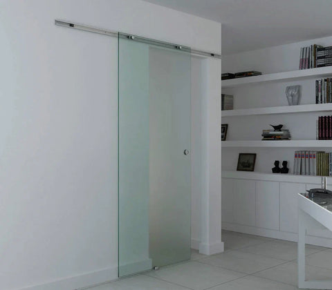 Rootz Sliding Glass Door - Glass Door - Sliding Door - Frosted Glass Door - 1025 X 2050mm