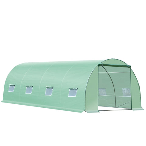Rootz Foil Greenhouse - Tomato Greenhouse - Tunnel Cold Frame - Greenhouse - Tomato Foil Greenhouse - Green - 590 X 300 X 200 CM