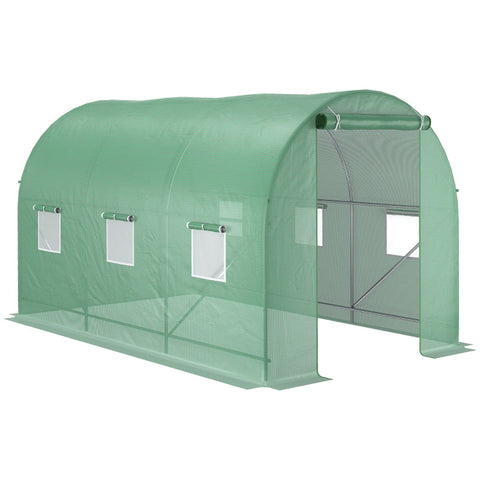 Rootz Foil Greenhouse - Tomato Greenhouse - Greenhouse - Green - 350 X 200 X 200 CM