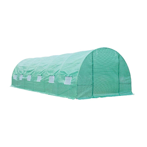 Rootz Tomato Greenhouse - Foil Greenhouse - Greenhouse - Tunnel Cold Frame - Green - 800 x 300 x 200 CM