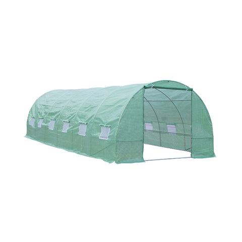 Rootz Tomato Greenhouse - Foil Greenhouse - Greenhouse - Tunnel Cold Frame - Green - 800 x 300 x 200 CM