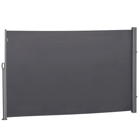 Rootz Awning - Side Awning - Privacy And Sun Protection - Side Blind - Polyester - Grey - 3 x 2 m