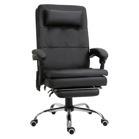 Rootz Massage Chair - Relaxing Chair - Massage Desk Chair - 7 Vibration Massage Points - Black - 67 cm x 70 cm x 120cm