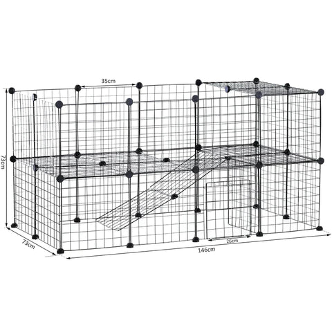 Rootz Pet playpen - Small Animal Playpen - Playpen - Puppy Playpen - Indoor Playpen