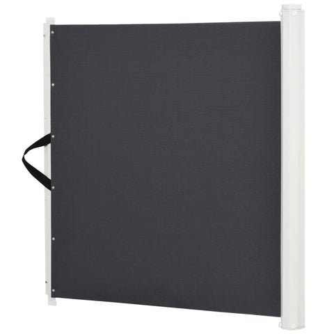 Rootz Pet Safety Gate - Security Gate - Smart Pet Gate - Retractable Safety Gate - Grey - 115Lx82.5Hcm