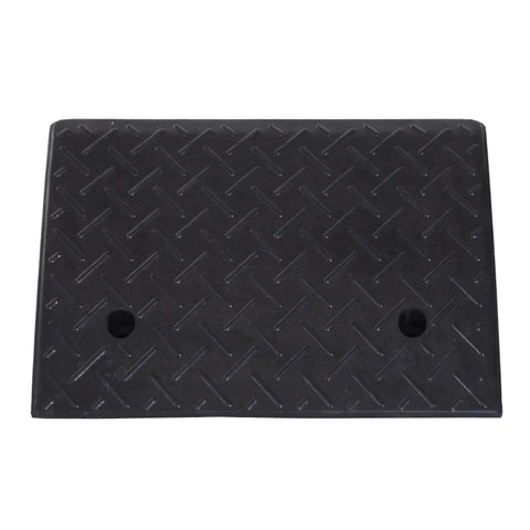 Rootz Curb Ramp - Ramp - 2 Piece Rubber Ramp - Threshold Ramp For Car - Black - L48 x W32 x H13 cm