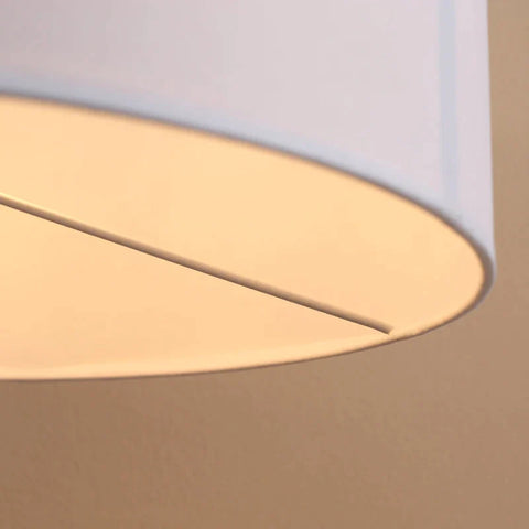 Rootz Floor Lamp - Tripod Floor Lamp - Modern Floor Lamp With E27 Socket - Living Room - Bedroom - Study - White + Gold - 53 cm x 53 cm x 144 cm