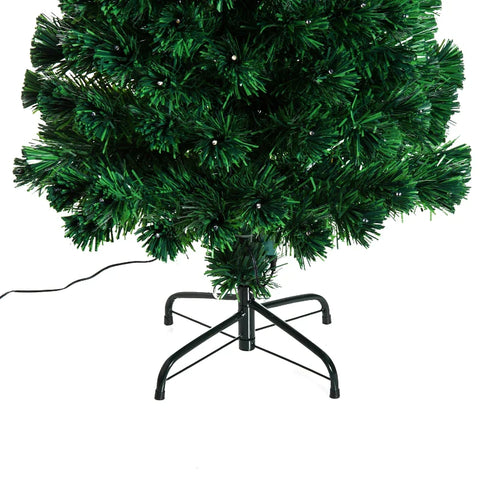Rootz Kerstboom - Kunstkerstboom - Gedecoreerde Kerstboom - Kunstboom met LED-licht - Inclusief standaard en decoraties - 62 x 120 cm