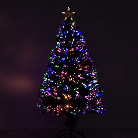 Rootz Kerstboom - Kunstkerstboom - Gedecoreerde Kerstboom - Kunstboom met LED-licht - Inclusief standaard en decoraties - 62 x 120 cm