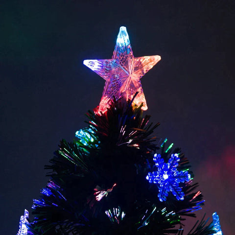 Rootz Christmas Tree - Mini Christmas Tree - Fir Tree - LED Lights - Green - ∅45 x 90 cm