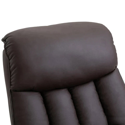 Rootz Armchair - Electric Stand-up Chair - Tv Chair - Relaxation Chair - Reclining Function - Imitation - Leather Brown - 80 x 94 x 104 cm