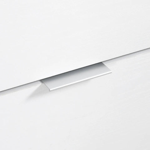 Rootz Shoe Cabinet - 3 Tilting Compartments - 12 Pairs Of Shoes - Adjustable Shelves - MDF - Natural + White - 60L x 24W x 120H cm