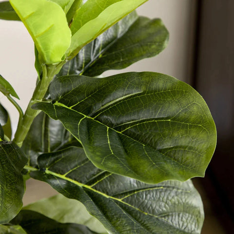 Rootz Artificial Plant - With Planter - PE Moss - Indoor Or Outdoor - Green + Black - 15cm x 15cm x 150cm