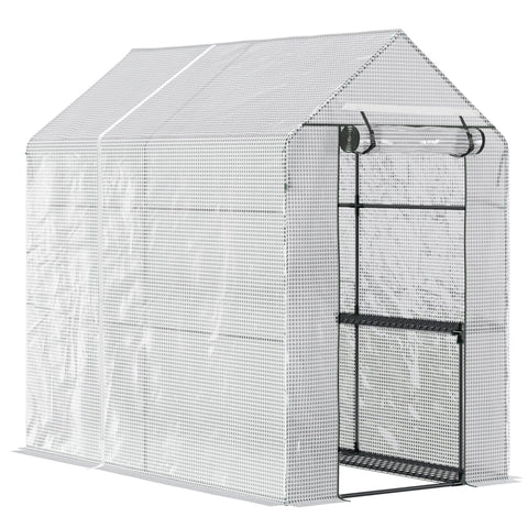 Rootz Greenhouse - Foil Greenhouse - Tunnel Greenhouse - Walk-in Greenhouse - 120 x 186 x 190 cm