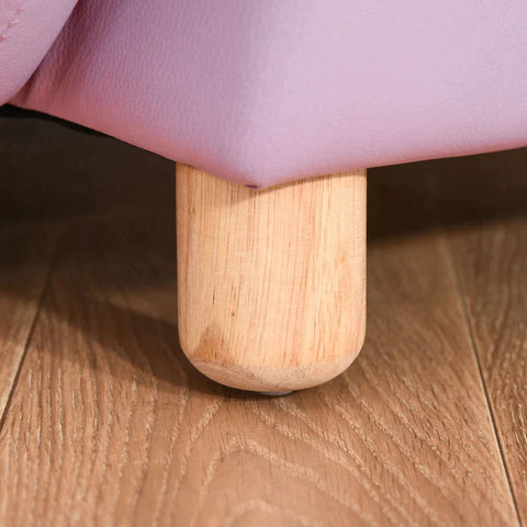 Rootz Kindersessel - Kindersofa - Minisofa - Tierohrsessel - Rosa