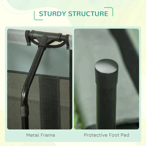 Rootz Pet Bed - Dog Bed - Outdoor Dog Lounger - Bed With Canopy - UV Protection - Breathable - Grey - 122 x 92 x 108 cm