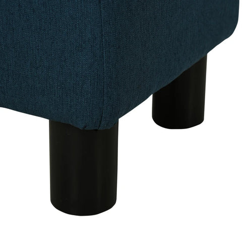 Rootz Footstool - Stool - Blue - 40W x30D x 24H cm