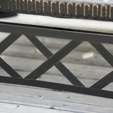 Rootz 3-in-1-Feuerstelle – Feuerstelle mit Funkenschutz – Grillrost – Eiskübel – Garten – BBQ – Schwarz, 76 x 76 x 47 cm