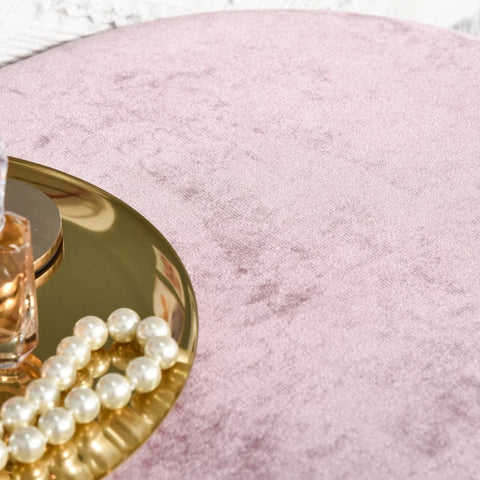 Rootz Upholstered Bench - Storage Space - Chest Bench - Living Room - French Style - Velvet Elegant - Pink - 81 x 40 x 41 cm