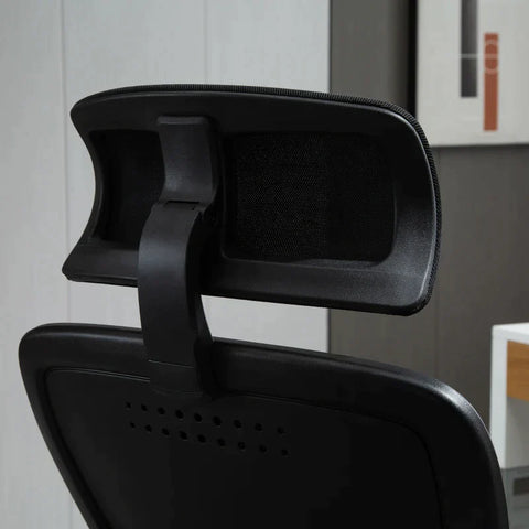 Rootz Office Chair - Desk Chair - Computer Chair - Home Office Chair - Ergonomic Chair - Black - 68x72x110-118 cm