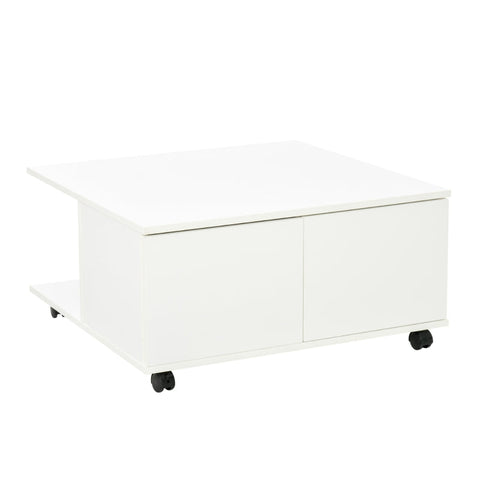Rootz Coffee Table - Side Table - Bedside Table - 70 cm x 70 cm x 35 cm