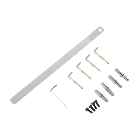 Rootz Ethanol Haard - Bio-ethanol Brander - Wandmontage Haard - Bauhaus Design Haard - Moderne Ethanol Haard - Roestvrij Staal - Wit - 75 x 22 x 63 cm