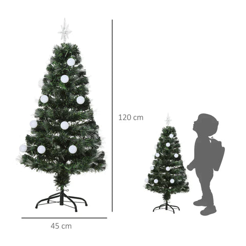Rootz Christmas Tree - Fir Tree - LED Lights - 2 Light Colors - 130 Tips - Ø45 x 120H cm