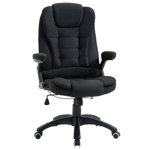 Rootz Office Chair - Desk Chair - Swivel Chair - Ergonomic Office Chair - Computer Chair - Height Adjustable - 360° Swivel - Black - 65 x 72 x 100-120 cm