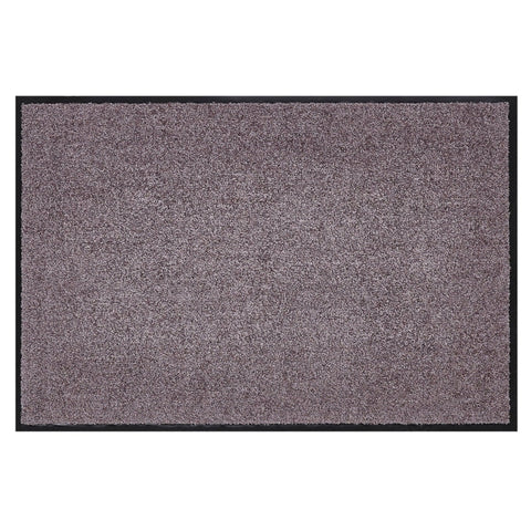 Rootz Doormat - Washable - Rubber Border - Non-slip - Taupe - 150 x 90 x 0.7 cm