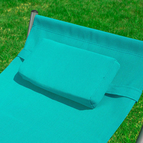 Rootz Outdoor Kinderen Schommelhangmat Ligstoel - Metalen frame Textileen oppervlak - Blauw