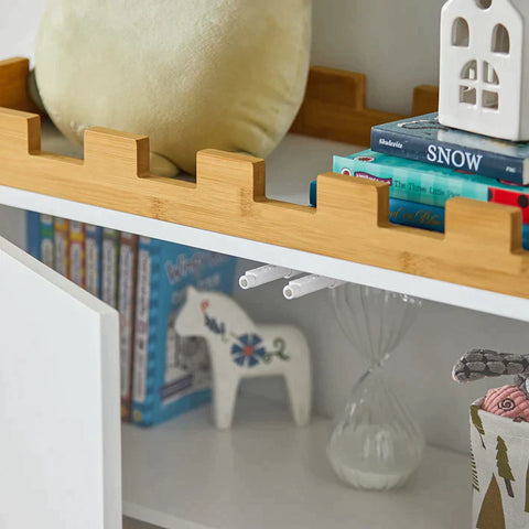 Rootz Design Kinderopbergkast - Kinderboekenkast Boekenplank Speelgoedplank Kinderkamer Opslag Display Plank Rack Organizer