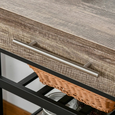 Rootz Kitchen Trolley - Serving trolley - Kitchen Cart - Rollable Kitchen Trolley