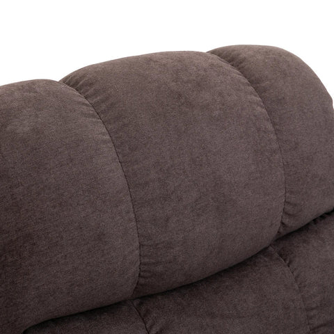 Rootz Armchair - TV Armchair - Massage Chair - Recliner With Stand-up Aid - 160° Adjustable Backrest - Massage And Heat Function - Brown - 83 cm x 95 cm x 105 cm