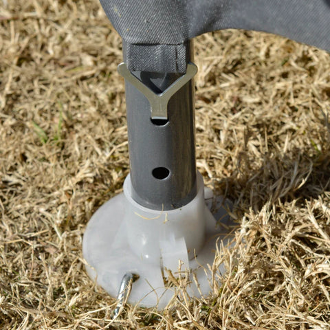 Rootz Pavilion - Garden Pavilion with Mosquito Net - Party Tent - Garden Tent - Marquee Tent - Hexagonal - Polyester - Metal - Gray - 197x250x250cm