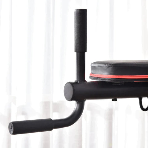 Rootz Krachtstation - Krachtstation Met Optrekstang - Zitbank - Zwart - 187 cm x 110 cm x 220 cm