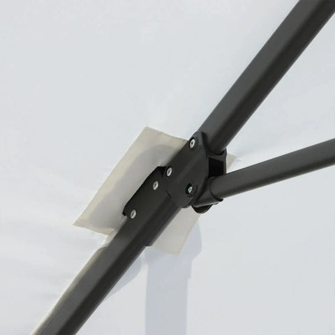 Rootz Parasol - Square Umbrella Parasol - Garden Umbrella - Parasol Umbrella - 245 x 245 cm