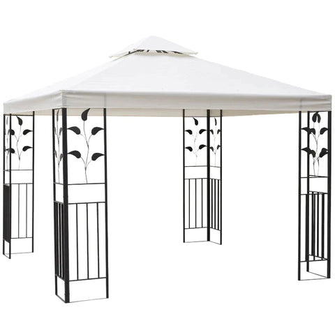 Rootz Gazebo - Garden Gazebo - Pavillon - Garden Pavillon - Party Tent - Cream
