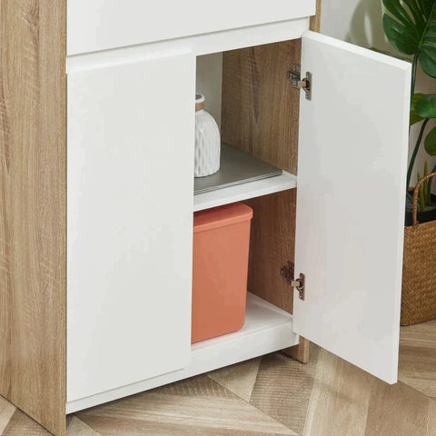 Rootz Bathroom Cabinet - Bathroom Shelf - Storage Cabinet - Wall Cabinet - 60 cm x 30 cm x 90 cm